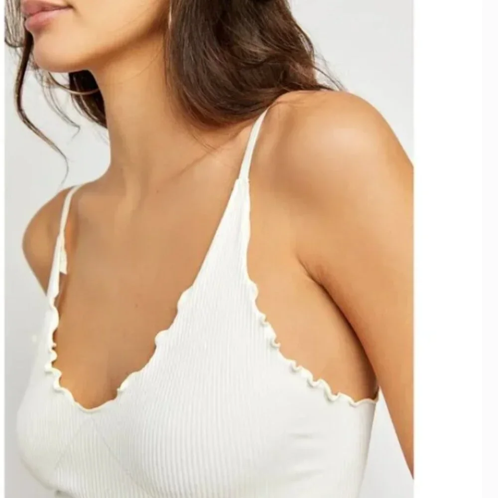 new FREE PEOPLE Easy To Love Seamless Cami / Ivory